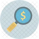 Dolar Buscar Inversiones Recaudacion De Fondos Icono