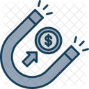 Dolar Magnetico Dinheiro Atrair Icon