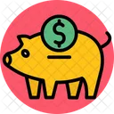 Porquinho do dólar  Icon