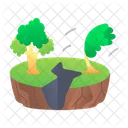 Doline Natur Katastrophe Symbol