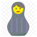 여자 장난감 마트레쉬카 아이콘