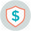 Dollar Shield Safe Icon