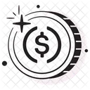 Dollar Coin Crypto Icon