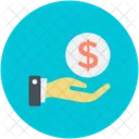 Dollar Hand Investment Icon