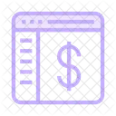 Dollar Currency Window Icon