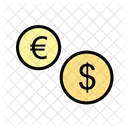 Dollar Euro Coin Icon