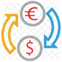 Dollar Euro Currency Icon