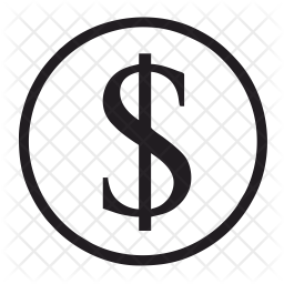 Dollar Icon Of Glyph Style Available In Svg Png Eps Ai Icon Fonts
