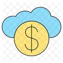 Dollar Cloud Coin Icon