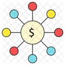 Dollar Setting Network Icon