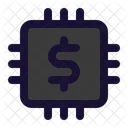 Dollar Digital Currency Technology Icon