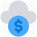 Wolke Computer Dollar Icon