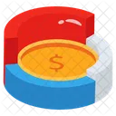 Dollar Coin Money Icon