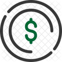 Dollar Coin Currency Icon