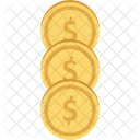 Dollar Dollar Coin Usd Icon
