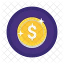 Dollar Cash Coin Icon