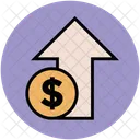 Dollar Up Arrow Icon