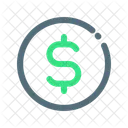 Dollar Coin Cash Icon