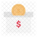 Dollar Saving Box Icon