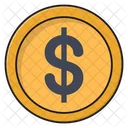Dollar Coin Finance Icon