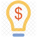 Dollar Bright Idea Icon