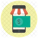 Dollar Online Shop Icon
