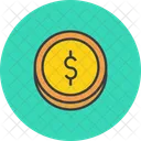 Dollar Coin Forex Icon