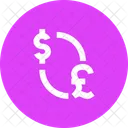 Dollar Pound Currency Icon