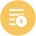 Dollar Coin Sign Icon