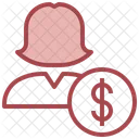 Dollar Coin User Icon