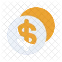 Dollar Glassmorphism Finance Icon
