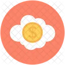Dollar In Cloud Icon