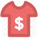 Dollar Shirt Tee Icon