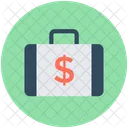 Dollar Bag Briefcase Icon