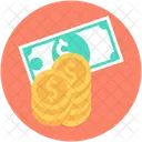 Dollar Banknote Coins Icon