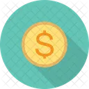 Dollar Coin Seo Icon