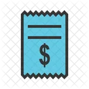 Dollar Bills Invoice Icon