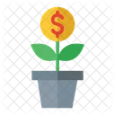 Dollar Growth Business Icon