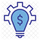 Dollar Bulb Idea Icon