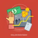Dollar Investment Business Icon