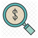 Business Dollar Search Icon