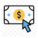 Dollar Click Note Icon