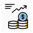 Dollar Coins Money Icon