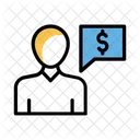 Dollar User Payment Icon