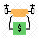 Dollar Parcel Delivery Icon