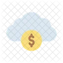 Dollar Cloud Online Icon