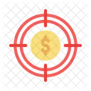 Dollar Target Business Icon