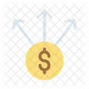 Dollar Arrow Direction Icon