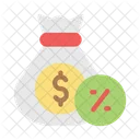 Dollar Bag Tax Icon