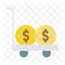 Dollar Trolley War Icon